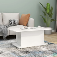 vidaXL Soffbord vit 102x55,5x40 cm konstruerat trä