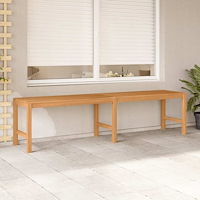 vidaXL Trädgårdsbänk 180 cm massiv teak