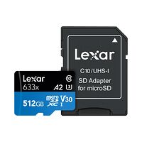 LEXAR Lexar microSDXC 633x UHS-I/A2/U3/10 R100/W45MB (V30) 512GB