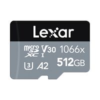 LEXAR Lexar microSDXC SILVER 1066x UHS-I/U3/A2 R160/W120 (V30) 512GB