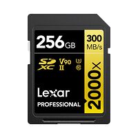 LEXAR Lexar SDXC Pro 2000X UHS-II U3 R300/W260 (V90) 256GB