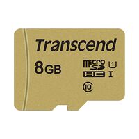 Transcend Transcend Gold 500S microSD w/adp (V30) R95/W60 8GB