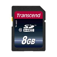 Transcend SDHC CLASS 10 8GB