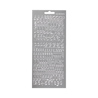 FOCUS Focus Stickers Silver Letters Design 1