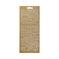 FOCUS Focus Stickers Gold Letters Design 1