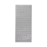FOCUS Focus Stickers Silver Letters Design 3