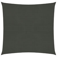 vidaXL Solsegel 160 g/m² antracit 6x6 m HDPE