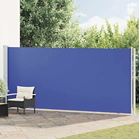 vidaXL Infällbar sidomarkis 180x600 cm blå