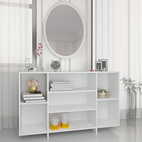 vidaXL Skänk vit 120x30x75 cm konstruerat trä