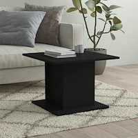 vidaXL Soffbord svart 55,5x55,5x40 cm konstruerat trä