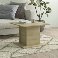 vidaXL Soffbord sonoma-ek 55,5x55,5x40 cm konstruerat trä
