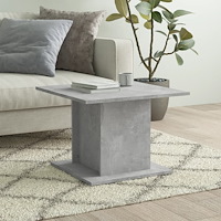 vidaXL Soffbord betonggrå 55,5x55,5x40 cm konstruerat trä