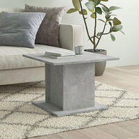 vidaXL Soffbord betonggrå 55,5x55,5x40 cm konstruerat trä