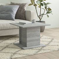 vidaXL Soffbord grå sonoma 55,5x55,5x40 cm konstruerat trä