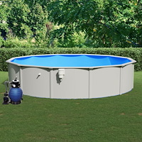 vidaXL Pool med sandfilterpump 550x120 cm