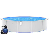vidaXL Pool med sandfilterpump 550x120 cm