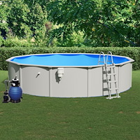 vidaXL Pool med sandfilterpump 550x120 cm