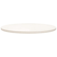 vidaXL Bordsskiva vit Ø70x2,5 cm massiv furu