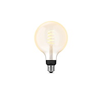 Philips Philips Hue White ambiance - LED-glödlampa med filament - form: G125 - klar finish - E27 - 7 W - varmt till kallt vitt l...