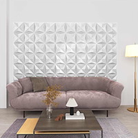 vidaXL 3D Väggpaneler 24 st 50x50 cm origami vit 6 m²