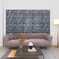 vidaXL 3D-väggpaneler 24 st 50x50 cm diamant grå 6 m²