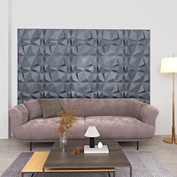 vidaXL 3D Väggpaneler 48 st 50x50 cm diamant vit 12 m²