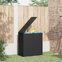 vidaXL Dynbox PE-rotting 100x49x103,5 cm svart