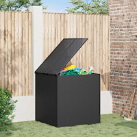 vidaXL Dynbox PE-rotting 100x97,5x104 cm svart
