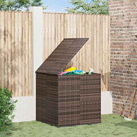 vidaXL Dynbox PE-rotting 100x97,5x104 cm brun