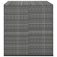 vidaXL Dynbox PE-rotting 100x97,5x104 cm grå