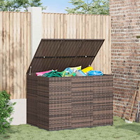 vidaXL Dynbox PE-rotting 145x100x103 cm brun