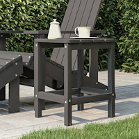 vidaXL Adirondack bord antracit 38x38x46 cm HDPE
