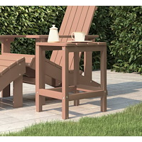 vidaXL Adirondack bord aquablå 38x38x46 cm HDPE
