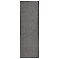 vidaXL Utomhusmatta plattvävd 80x250 cm grå