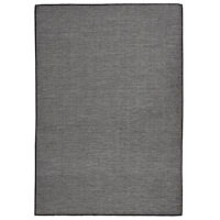 vidaXL Utomhusmatta plattvävd 160x230 cm grå