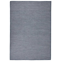 vidaXL Utomhusmatta plattvävd 160x230 cm blå