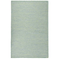 vidaXL Utomhusmatta plattvävd 100x200 cm turkos