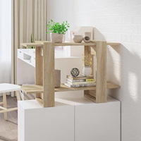 vidaXL Bokhylla/Rumsavdelare sonoma-ek 80x30x51 cm