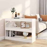 vidaXL Bokhylla/Rumsavdelare vit 100x30x72 cm