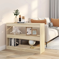 vidaXL Bokhylla/Rumsavdelare sonoma-ek 100x30x72 cm