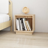 vidaXL Sängbord 40x30x40 cm massiv furu