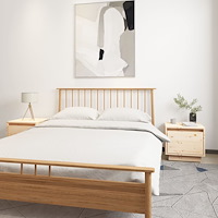 vidaXL Sängbord 2 st 35x34x32 cm massiv furu
