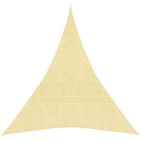 vidaXL Solsegel 160 g/m² beige 4x5x5 m HDPE