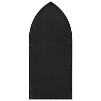 vidaXL Spegel svart 70x30 cm järn för inomhusbruk