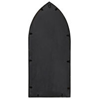 vidaXL Spegel svart 70x30 cm järn för inomhusbruk