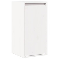 vidaXL Väggskåp vit 30x30x100 cm massiv furu