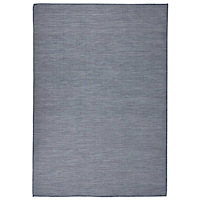 vidaXL Utomhusmatta plattvävd 140x200 cm blå