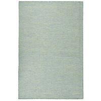 vidaXL Utomhusmatta plattvävd 120x170 cm turkos