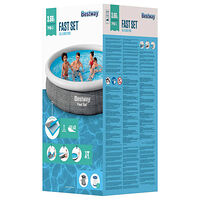 Bestway Bestway Trädgårdspool rund 366x76 cm