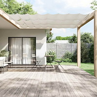 vidaXL Markis vertikal vit 60x1000 cm oxfordtyg